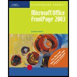 Microsoft Frontpage 2003 - Illustrated Brief, Evans, Jessica, 0619188294