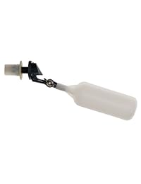 Kerick Valve MA252 Mini válvula de flotador de PVC, tipo montaje en tanque, brazo ajustable, 1,5 gpm a 60 psi, tubo de 1 4"