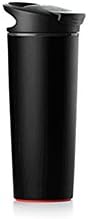 The Miracle Mug Vacuum Sealed Water Bottle | Suction Base with Tea Infuser (Black)