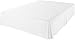 Amazon Basics Lightweight Pleated Bed Skirt, Full, Bright White, Solid