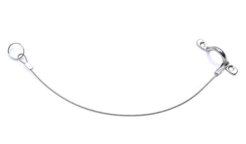 image for MxEol Stainless Pad Eye Straps Tie Down Kayak Deck Loops Bimini Boat T