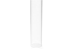 FixtureDisplays® Clear Acrylic Tube 3" (nominal) Diameter (2.953" exact outside dim) x 12" Long, 5/64" (2mm) Wall Open Ended 15140-12"-1PK-NPF