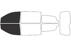 Rvinyl Window Tint Kit Compatible with Chrysler Town and Country 2008-2016 - Front Precut Kit - 20%