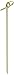 JapanBargain 1597x2, Cocktail Picks Appetizer Picks Bamboo Skewers for Snack Sandwich Finger Food Tapas Fruit Kabob BBQ Hors D’oeuvre Twisted End Knotted Bamboo Sticks, 6 inch, 100 pcs