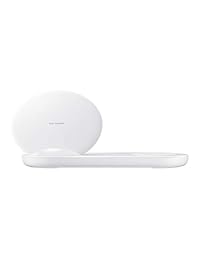 Cargador inalámbrico Samsung Duo, soporte de carga rápida y almohadilla,