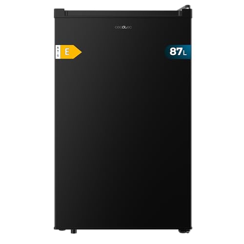 Cecotec Bolero CoolMarket TF 87 Black 87 Litre Vertical Freezer 83.5 cm high and 50.5 cm wide, with large capacity and energy class E
