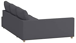 Durable Polyester Flax Friheten Sleeper Sofa Cover