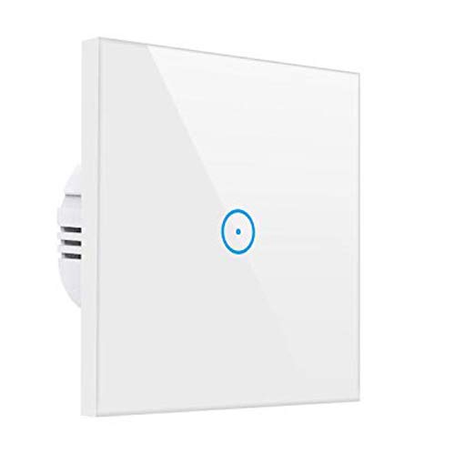 Smart Alexa Lichtschalter,MEAMOR WiFi Funk Wasserdicht Touch Wandschalter Kein Hub erforderlich,Kompatibel mit Alexa/Google A