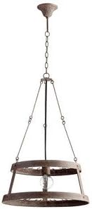 Cyan Lighting 05312 Double Winey - One Light small Chandelier - 19.75 Inches Wide by 37.75 Inches High,