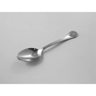 Premier Housewares Stainless Steel Dessert Spoon/Durable Stainless Steel Bead Dessert Spoon/Dishw Safe Spoon/Suitable for Everyday Use/Adding Style To Your Cutlery Drawer 2 x 0.5 x 19