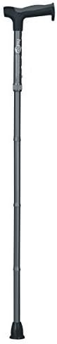 Hugo Mobility 731-492 Adjustable Folding Cane with Reflective Strap, Smoke by Hugo Mobility