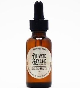 Beard Oil by Private Stache, Cedarwood and Pine Blend, Eagles Breath' 1 Ounce Bottle
