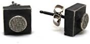 1x1 Square Building Block Earrings