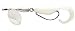Terminator Snagless In-Line Spinner (White, 5/8-Ounce)