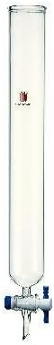 C361340 - Fits Tubing ID 10 mm - Synthware Chromatography Columns with Beaded Top and PTFE Stopcock, Kemtech America - Each