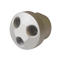 Interstate Pneumatics FPM44 Aluminum Dome Manifold - 3 Way Outlet 1/4 Inch NPT Female