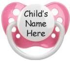 Personalized Pacifiers - Pink **Emily**