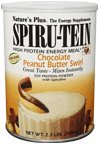 Nature's Plus Spiru-Tein Shake Chocolate Peanut Butter Swirl -- 2.3 lbs