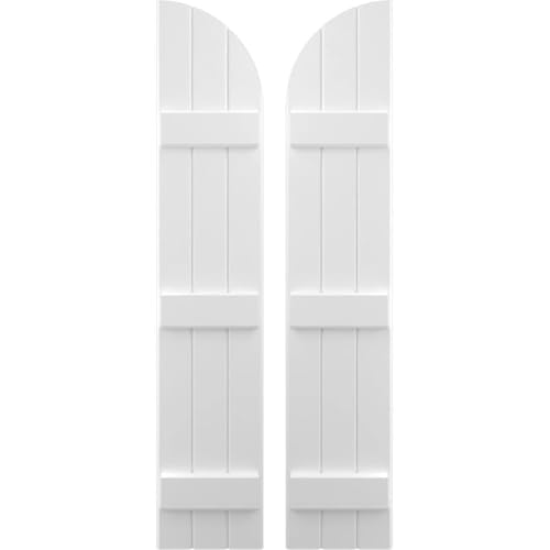 Ekena Millwork ARW401BQ311X78WHH Americraft Three 3 Exterior Real Wood Joined B…