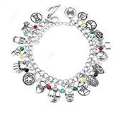 Infinity War Charm Bracelet Marvel Comics 2018 Movies Cartoons Superhero Logo Theme Premium Quality Detailed Cosplay Jewelry Gift Series