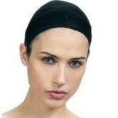 Beauty Town Stocking Wig Cap (2 Pieces) (Black)