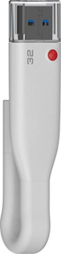 EmteciCobra Lightning Flash Drive, 32GB, for iPhone, iPad, iPad, White ( ECMMD32GT503 )