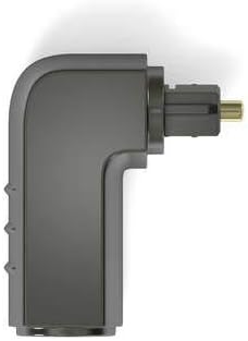 C2G Velocity 90 degree Angle TOSLINK Port Saver Adapter, Black - Image 4