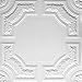Faux Decorative Ceiling Tile - 20x20 Caracas White Foam