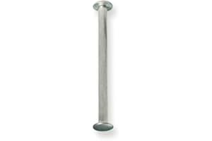 TruBind Aluminum Chicago Screw and Post Sets | 2-3/4 inch Post Length | 3/16 inch Post Diameter | Silver-Colored | 100 Screws and 100 Posts