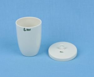 50 mL Porcelain Crucible with Lid