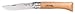 Opinel No.10 Stainless Steel Folding Knife with Beechwood Handle