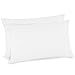Adoric Pillow Cases Queen Size Ultra Soft Brushed Microfiber, Durable Pillow Cover - 2Pcs, White