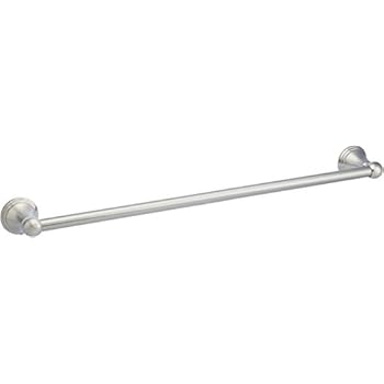 AmazonBasics AB-BR811-SN Towel Bar, 24 Inch, Satin Nickel