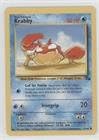 Pokemon - Krabby (Pokemon TCG Card) 1999 Pokemon Fossil Booster Pack [Base] Unlimited #51