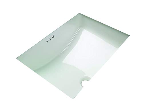 Mirabelle MIRU1812WH 18-11/16" Porcelain Undermount Bathroom Sink with Overflow