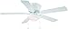 Hampton Bay Hugger 52 in. White Ceiling Fan with Light