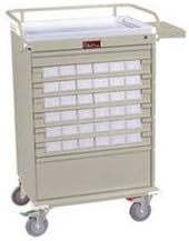 1635394 Econ Med Cart 36 Bins 3.5 Ea Harloff Manufacturing -VL36BIN3