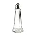 1 oz. (Ounce) Classic Tower Style Salt & Pepper Shaker, Restaurant Shakers, Chrome Top, Glass Body - Set of 2