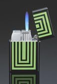Siglo Geometry Green Lighter