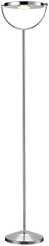 Dimond Lighting D2700 Sanford 28W LED Chrome Standing Uplight Floor Lamp, Chrome