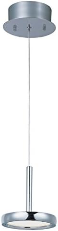 Pendants 1 Light With Polished Chrome Tones Finished LED Bulbs 7 inch 10.8 Watts