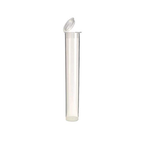Pre-Roll Joint Tubes Blunt Tubes 116mm Clear Translucent Child Resistant 4.5 Inches (1000 Pack)