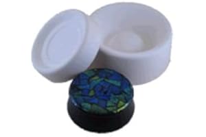 STALLINGS STAINED GLASS Glass Fusing/Slumping Supplies : Colour De Verre Mold Round Box and Lid