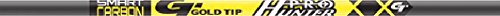 Gold Tip 1 Dozen Pro Hunter Arrow Shafts Black, 35/55