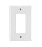 Leviton PJ26-WM 1-Gang Decora/GFCI Wallplate, 10-Pack, White