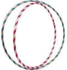 GABZ Multi color Glitter Hula Hoop Fitness Exercise Game Workout Hola hoops Activity