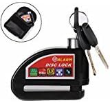 Motorcycle Scooter Bicycle Disc Brake Lock Security Anti-theft Alarm Lock Alarm Disc Brake Lock