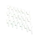 K-Rain P1009955 White Timing Pins Bag Of 18