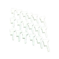 K-Rain P1009955 White Timing Pins Bag Of 18