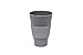 Reusable Coffee Cup Travel Mug Eco-Friendly Bamboo Fibre Silicon Natural 15oz (Gray)